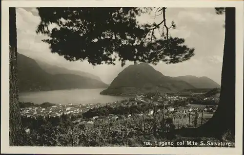 Lugano col Monte S. Salvatore Kat. Lugano