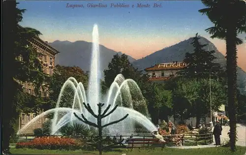 Lugano Giardino Pubblico Monte Bre Kat. Lugano