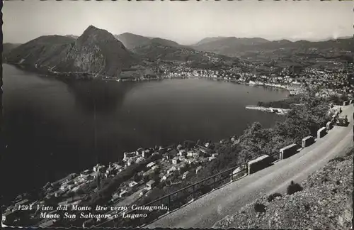 Lugano Monte BRe Castagnola Monte San Salvatore Kat. Lugano