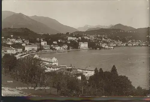 Lugano Vue generale Kat. Lugano