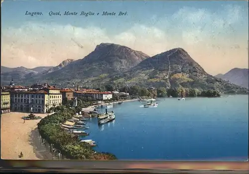 Lugano Quai Monte Boglia Monte Bre Kat. Lugano