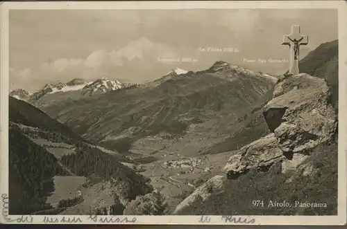 Airolo Panorama Kreuz Kat. Airolo