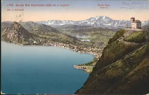 Lugano Monte Bre Kulmhotel Kat. Lugano