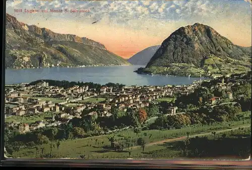 Lugano col Monte S. Salvatore Kat. Lugano