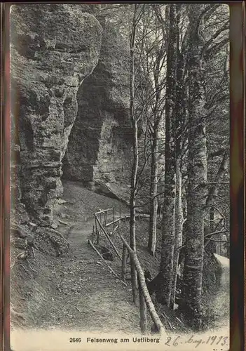 Uetliberg Zuerich Felsenweg Kat. Uetliberg