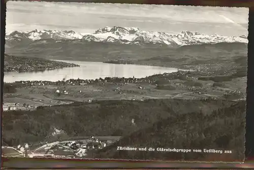 Uetliberg Zuerich Zuerichsee Glaernischgruppe Kat. Uetliberg