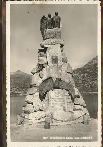 San Gottardo Monument Guex Kat. San Gottardo