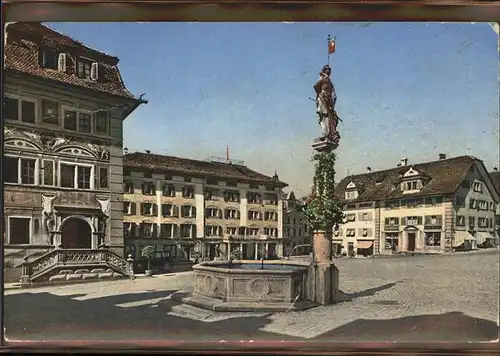 Schwyz Brunnen Kat. Schwyz