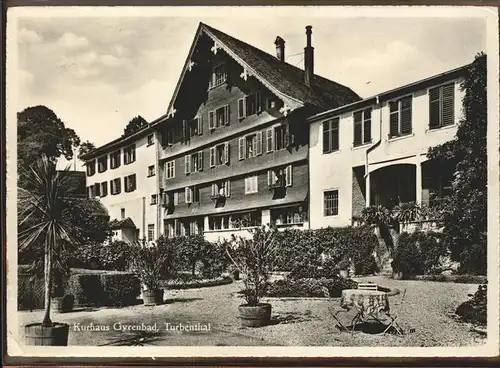 Turbenthal Kurhaus Gyrenbad Kat. Turbenthal