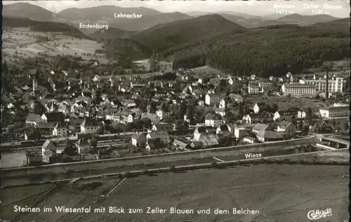 Steinen Fliegeraufnahme Zeller Blauen Belchen x