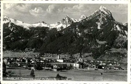 wz57505 Reutte Tirol Gernspitze Ausserfern Kategorie. Reutte Alte Ansichtskarten
