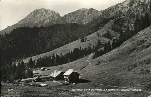 Moeselsberg Moeselalm Weissbriach Koernten Reisskofel Kat. Neumarkt Sankt Veit