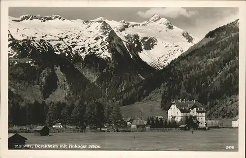 Mallnitz Kaernten Dorekheim Ankogel Kat. Mallnitz