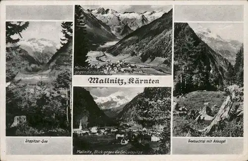 Mallnitz Kaernten Seebachtal Ankogel Stapitzer See Kat. Mallnitz