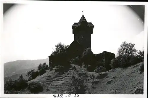 Obervellach Kaernten Burg Falkenstein / Obervellach /Oberkaernten