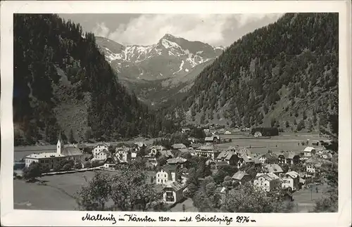 Mallnitz Kaernten Geiselspitze Kat. Mallnitz