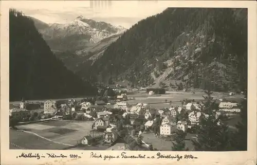 Mallnitz Kaernten Tauerntal Geiselspitze Kat. Mallnitz