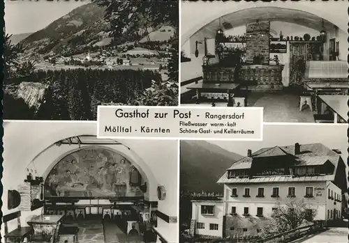 Rangersdorf Kaernten Gasthof zur Post Moelltal  / Rangersdorf /Oberkaernten