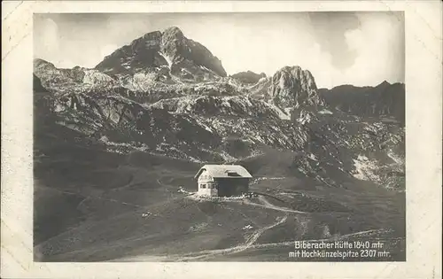 Schroecken Vorarlberg Biberacher Huette Hochkuenzelspitze Schadonapass / Schroecken /Bludenz-Bregenzer Wald