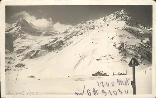 Boeckstein Valeriehaus Wurtengletscher Schareck Goldberggruppe Kat. Bad Gastein