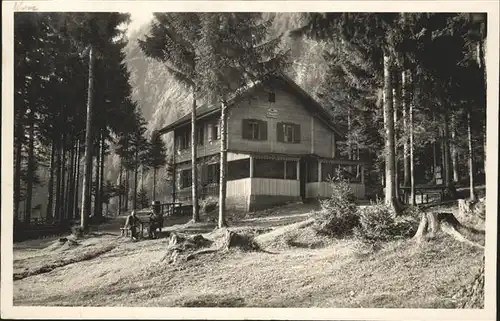 Maurach Tirol Jenbacher Naturfreundehaus am Achensee Kat. Eben am Achensee