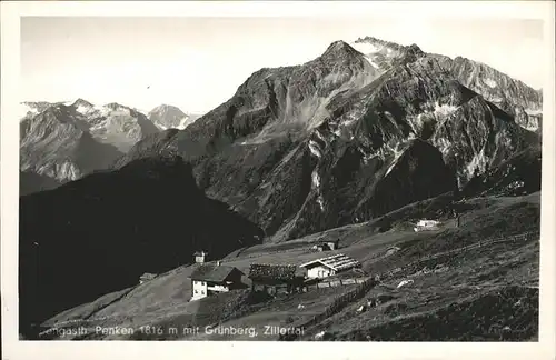 Hintertux Zillertal Alpengasthof Penken Gruenberg Tuxer Voralpen / Tux /Tiroler Unterland