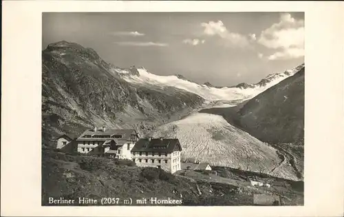 Mayrhofen Berliner Huette Hornkees Gletscherzunge Zillertaler Alpen Kat. Mayrhofen