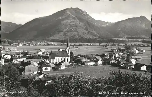 Koessen Teilansicht Koessen Kirche Unterberghorn Kat. Koessen