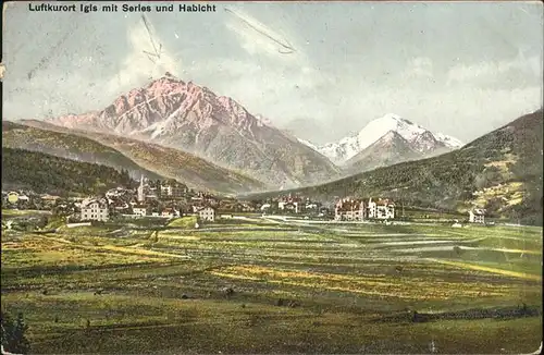 Igls Luftkurort Igls Serles Habicht Stubaier Alpen Kat. Innsbruck