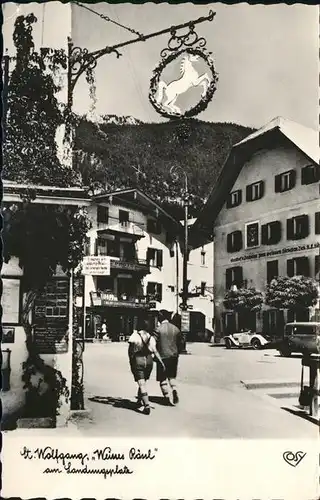 St Wolfgang Salzkammergut Gasthaus Weisses Roessl am Landungsplatz Kat. St. Wolfgang im Salzkammergut