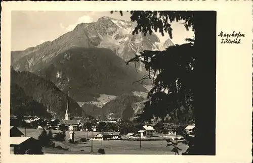 Mayrhofen Teilansicht Mayrhofen Zillertaler Alpen Kat. Mayrhofen