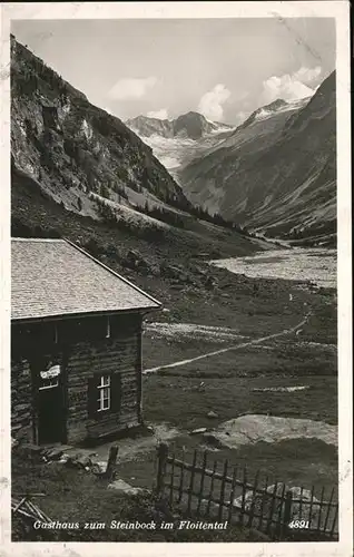 Mayrhofen Gasthaus zum Steinbock Floitental Zillertal Kat. Mayrhofen