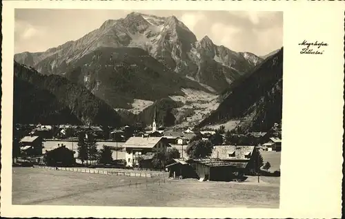 Mayrhofen Teilansicht Mayrhofen Gruenberg Zillertaler Alpen Kat. Mayrhofen