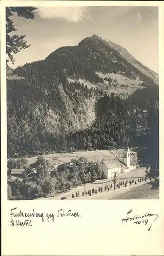 Mayrhofen Teilansicht Finkenberg Kirche Tristner Zillertal Kat. Mayrhofen