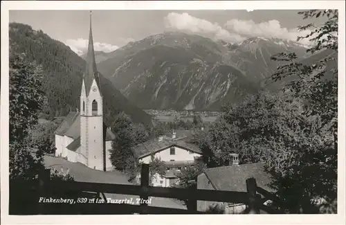 Hintertux Zillertal Teilansicht Finkenberg Kirche Tuxertal / Tux /Tiroler Unterland