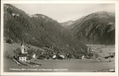 Mayrhofen Teilansicht Finkenberg Kirche Tuxertal Hochfeld Kat. Mayrhofen