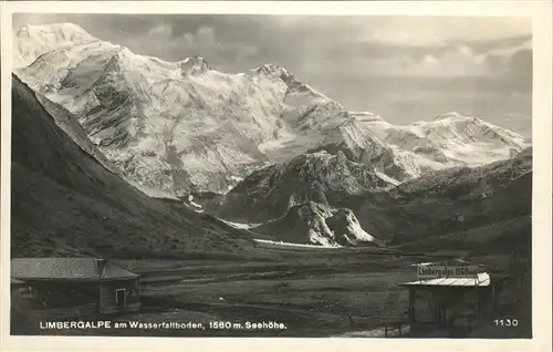 Kaprun Limbergalpe am Wasserfallboden Hohe Tauern Kat. Kaprun