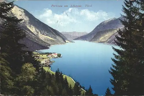 Pertisau Achensee Achensee Teilansicht Pertisau Karwendelgebirge / Eben am Achensee /Tiroler Unterland
