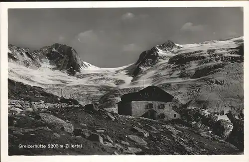 Ginzling Greizerhuette Floitengrund Zillertaler Alpen Kat. Mayrhofen