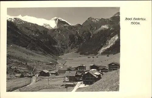 Hintertux Zillertal Teilansicht / Tux /Tiroler Unterland