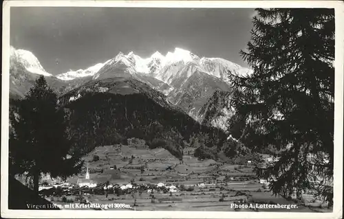 Virgen Teilansicht Virgen Kristallkogel Venedigergruppe Kat. Virgen