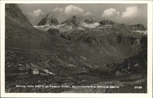 Mayrhofen Berliner Huette Feldkopf Moerchnerscharte Moerchner Zillertal Kat. Mayrhofen