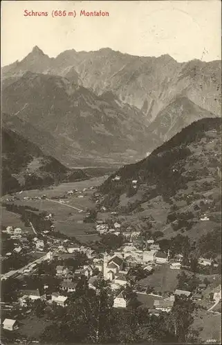 Schruns Teilansicht Schruns Montafon Kat. Schruns