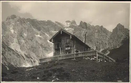 Dienten Hochkoenig Erichhuette Hochkoenig Berchtesgadener Alpen Kat. Dienten am Hochkoenig