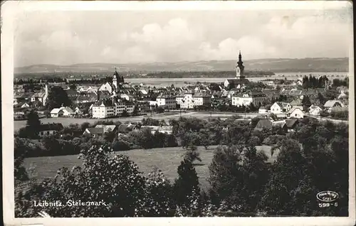 Leibnitz Teilansicht Leibnitz Kirche Kat. Leibnitz