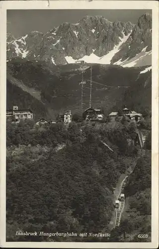 Innsbruck Hungerburgbahn Nordkette Karwendelgebirge Kat. Innsbruck