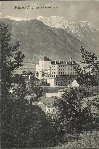 Amras Tirol Schloss Ambras Karwendelgebirge / Innsbruck /Innsbruck