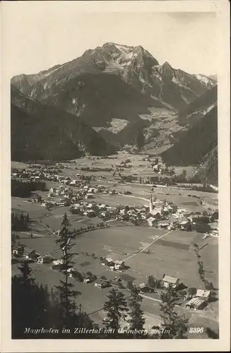 Mayrhofen Teilansicht Mayrhofen Gruenberg Zillertal Kat. Mayrhofen