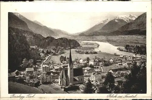 Brixlegg Tirol Teilansicht Brixlegg Kirche Blick ins Inntal / Brixlegg /Tiroler Unterland