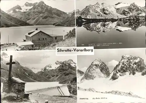 Galtuer Tirol Sivretta Vorarlberg Gasthaus Piz Buin Silvretta Stausee Lobspitze Verhubspitze Litznersattel Hohes Rad Egghoerner Kreuz / Galtuer /Tiroler Oberland